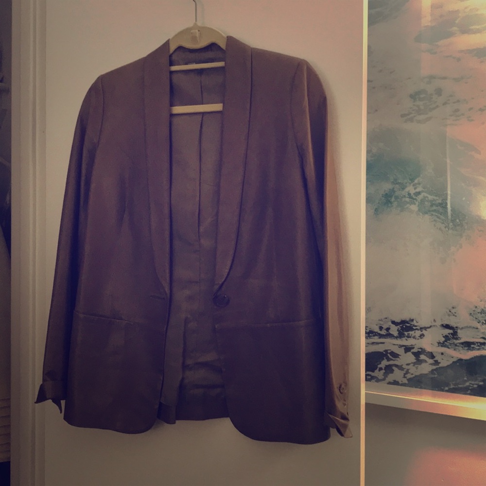 Vince Leather Jacket Size 4